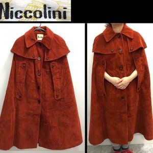 Vintage Niccolini Corduroy Cape Coat
